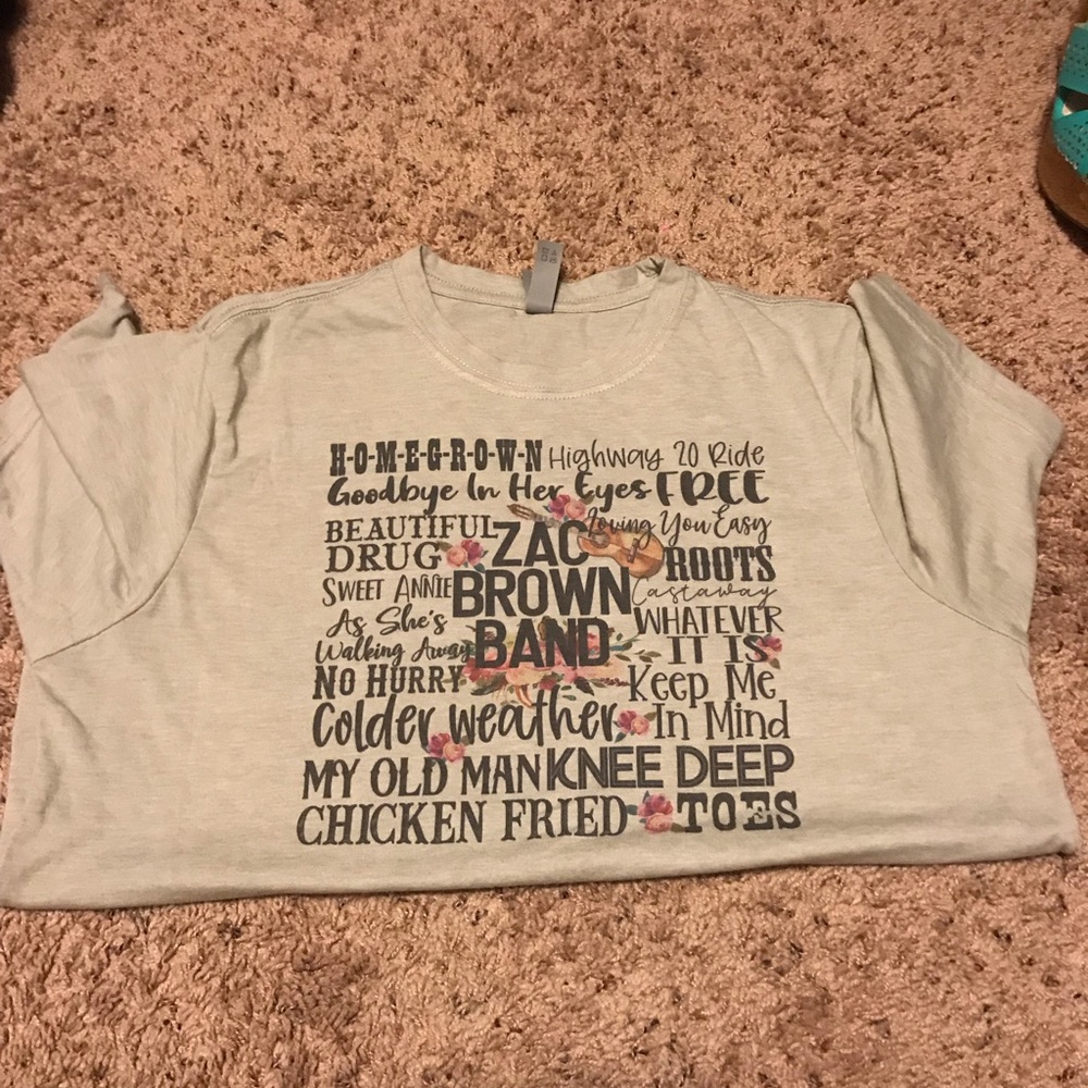 Custom made lyric shirt